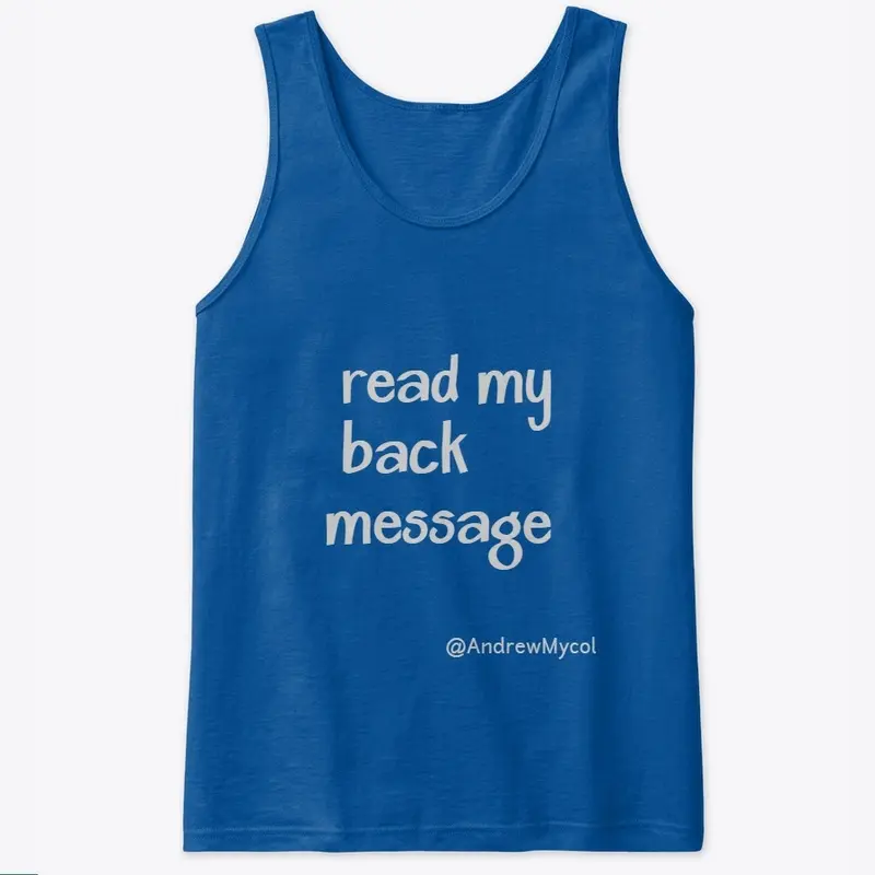 Read My Back Message